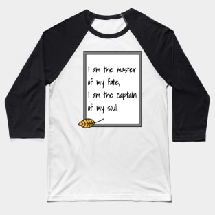 Motivational Quote Baseball T-Shirt